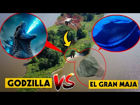 DRONE CATCHES EL GRAN MAJA VS GODZILLA IN REAL LIFE (OMG)