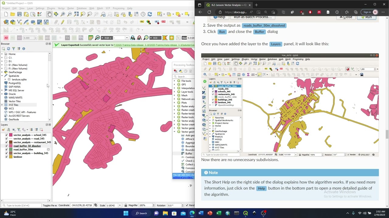QGIS Module 6.2  Vector Analysis
