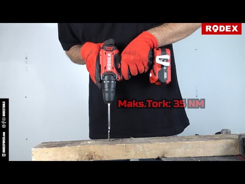 RODEX CORDLESS DRILL - RDX3375A