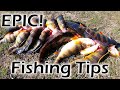 SLAYING Yellow Perch, GAME WARDENS Show Up, 3-Man Limit of Yellow Perch and Perch Fishing Tips!