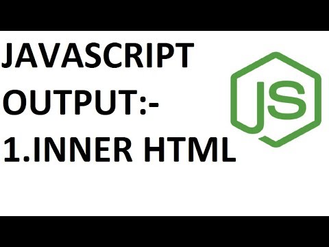 Javascript Output Using Inner Html