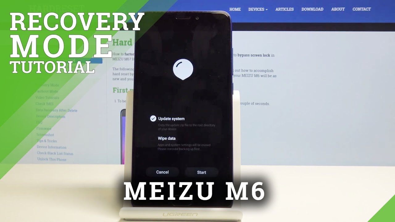 MEIZU M6 Recovery Mode | Flyme Recovery Menu