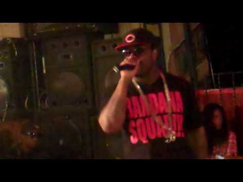 Busta Free Unda Surveillance performs Shone On Deck at Larry Dogg Rap Showcase Outlet