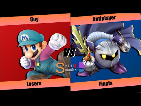 Sybil Smash #2 Losers Finals - Guy (Mario) Vs. Antiplayer (Meta Knight) SSBU Tournament