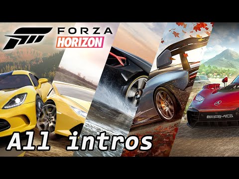 [4K] All Forza Horizon Intros 1-5 | Which one is the best?