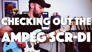 Video thumbnail for CHECKING OUT THE AMPEG SCR-DI by Erik Arkö