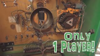 There's Not Much in The Backbox Of A Gottlieb Wedgehead Pinball Machine!  1973 Home Run Repair