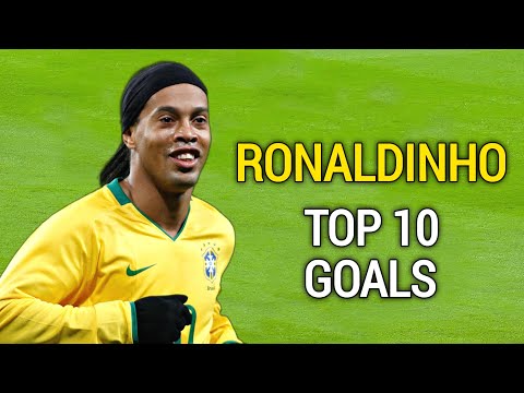 Ronaldinho - Top 10 Goals for Brazil