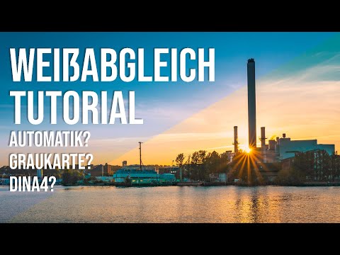 Kamera Weißabgleich erklärt [Automatik vs Graukarte vs DinA4]