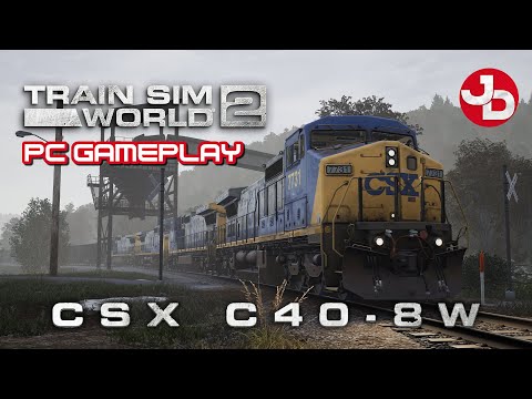 Train Sim World 2: CSX C40-8W Loco - PC Gameplay 1440p 60fps