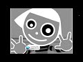PBS Kids Dot Logo Negative Black And White Pitch 12 Reversed