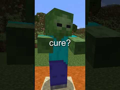 Shocking Minecraft Zombie Cure REVEALED! #shorts