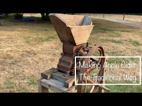 Making Apple Cider - the Traditional Way