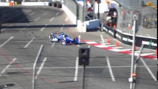 Electric Race Cars - Slow For Yellow Caution Flag - 2016 FIA Formula E Long Beach ePrix