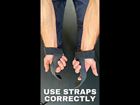 HOW TO USE LIFTING STRAPS CORRECTLY #shorts #deadlift