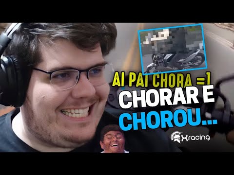 CASIMIRO REAGE: ENQUADROS DE MOTO (EP. 59) PRISÃO DO HOMEM PIXEL - XRACING | Cortes do Casimito