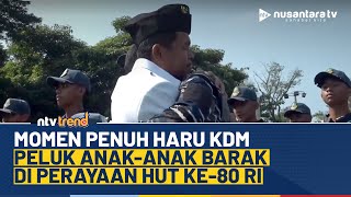 Download lagu [FULL] Momen Penuh Haru Dedi Mulyadi Peluk Anak-Anak Barak Militer Usai Upacara HUT ke-80 RI | NTV mp3