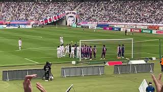 珍しいすぎる間接FKシーン　2022年5月8日FC東京対サガン鳥栖