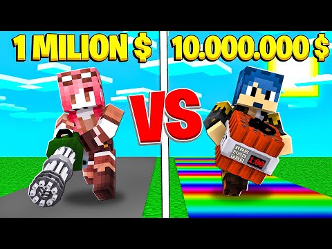 ARMA DA 1.000.000€ VS ARMA DA 10.000.000€! - MINECRAFT