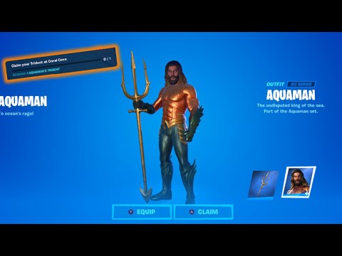 CLAIM YOUR TRIDENT AT CORAL COVE TUTORIAL! The Last Aquaman Challenge In Fortnite!