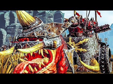 Black Orc Squig Chariot Mod - Total War WARHAMMER Cinematic Battle Machinima