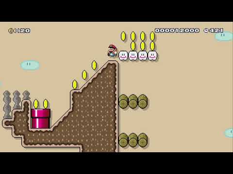 Into the Ghost Realm by Mortaas - Super Mario Maker 2 - No Commentary 1bv 1bw