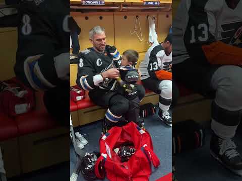 Ovechkin Gets Ovi Jr Ready For All Star Game