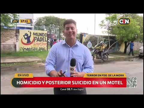 Homicide and subsequent suicide in a motel in Fernando de la Mora