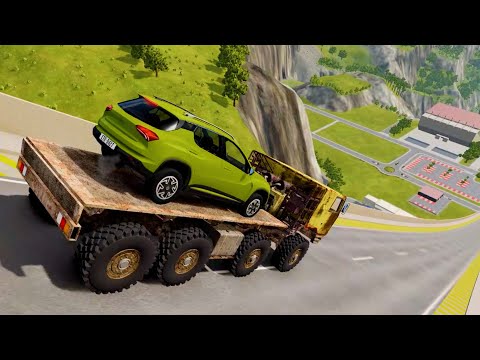 Сars High Jumping Crashes - BeamNG.Drive