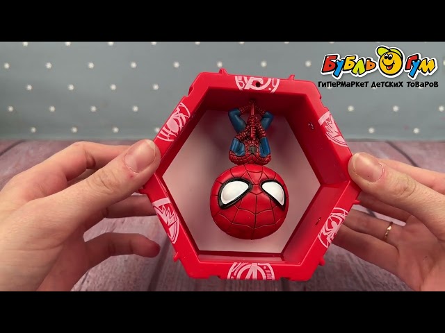 Фигурка коллекционная WOW PODS Marvel Человек-паук с подсветкой - видео