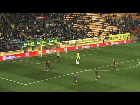 Gol de Costa en propia puerta (1-3) en el Villarreal CF - FC Barcelona B - HD