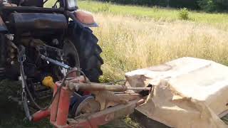 Mowing hay with Vicon CM 165 & YTO 454