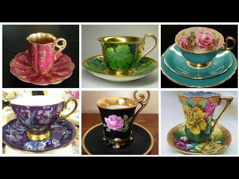 Stylish ☕ Tea Cup Design Collection | Antique Designs of ☕ Tea Cups | Modern Tea Cup Designs