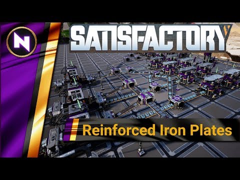 100% EFFICIENT REINFORCED IRON PLATES - Satisfactory Designs #3