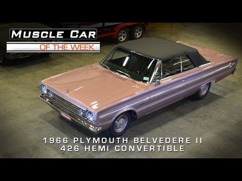 Muscle Car: 1966 Plymouth Belvedere II 426 Hemi Convertible