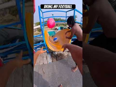 Bella ciao playground parkour football waterslide pov