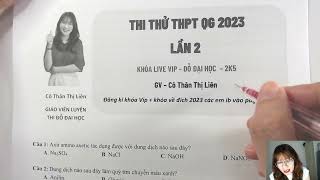 Đề thi thử THPT quốc gia 2021 môn Hóa có đáp án sở giáo dục Nam Định