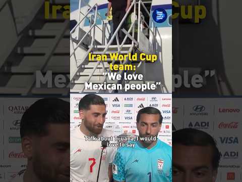 Iran World Cup player: 'It's our culture, when things get difficult, we perform better' #worldnow