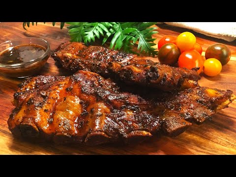 Travers de porc caramélisé - marinated spare ribs