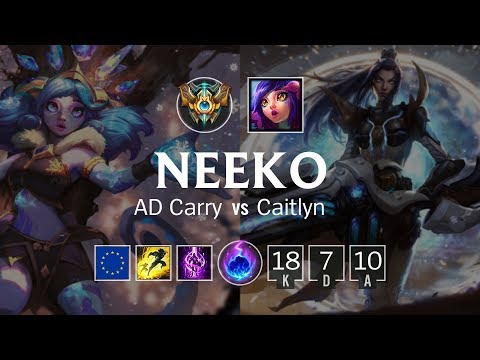 Neeko Bot vs Caitlyn - EUW Master Patch 8.24