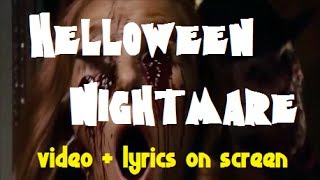 Helloween - Nightmare (video + lyrics on screen)