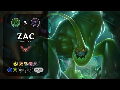 Zac Jungle vs Elise - EUW Grandmaster Patch 13.1