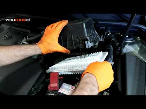 2012-2017 Toyota Camry XV50 Engine Air Filter Replacement: How to Replace