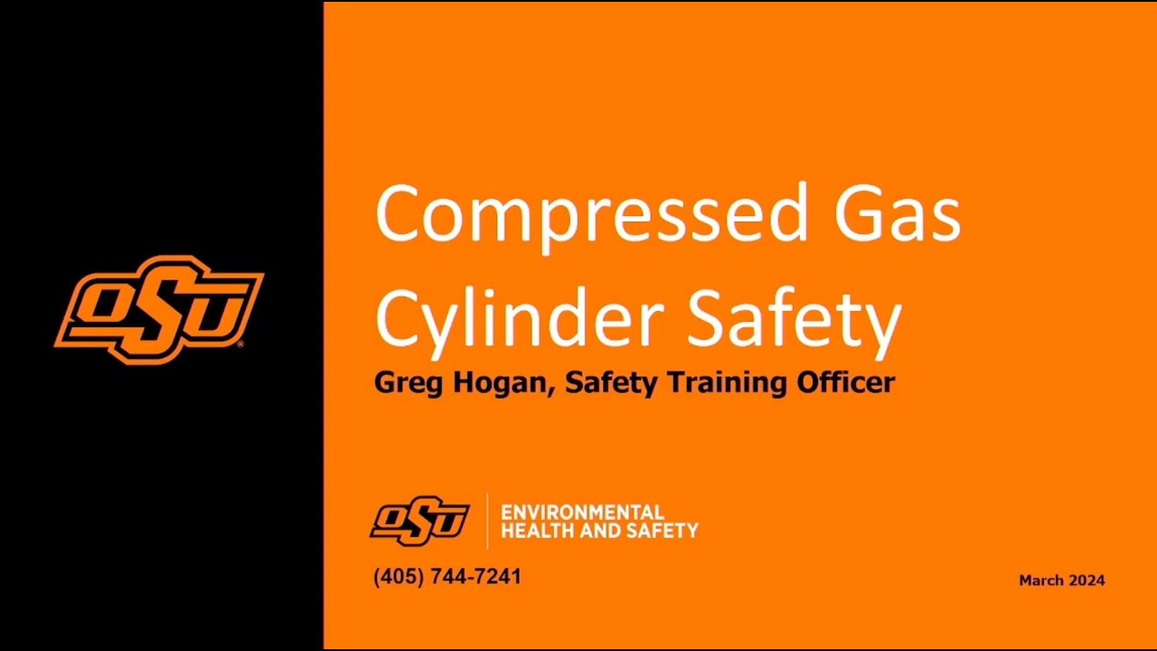 Compressed Gas Cylinder Safety