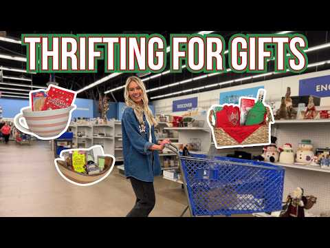 Thrift With Me for Christmas Gifts at Goodwill | Unique Thrifted Christmas Gift Ideas