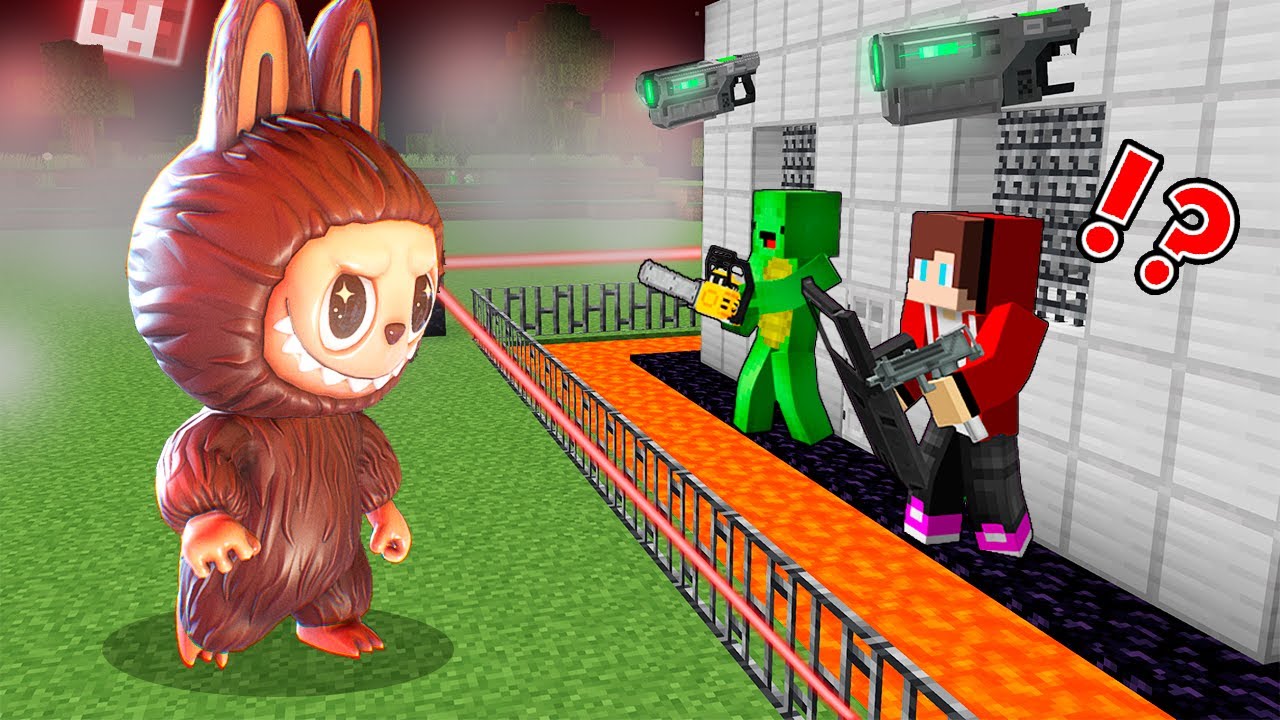 ラブブVSセキュリティハウス！マイッキー ぜんいち！マインクラフト