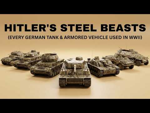 Every German Tank & Armored Vehicle Used in WWII