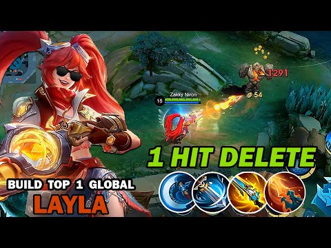 WTF DAMAGE!! NEW LAYLA HIGH TRUE DAMAGE BUILD 2025 - BUILD TOP 1 GLOBAL LAYLA ~ MLBB