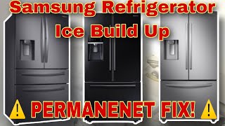 How to Fix Samsung Refrigerator Ice Build Up on Back Panel – Permanent Fix! Model RF23HCEDBBC