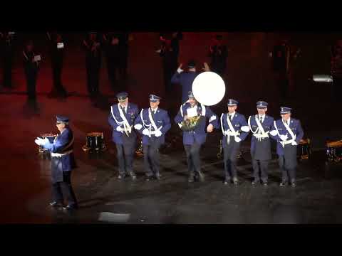 Bremen Tattoo 21.01.2023, ÖVB-Arena, Königliche Musikkapelle der Polizei Antwerpen Part 1